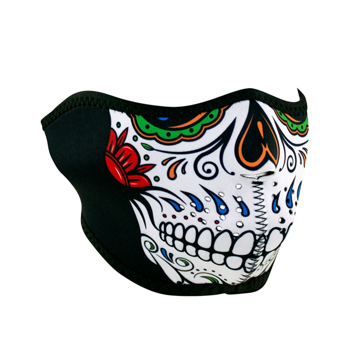 Muerte Skull Half Mask