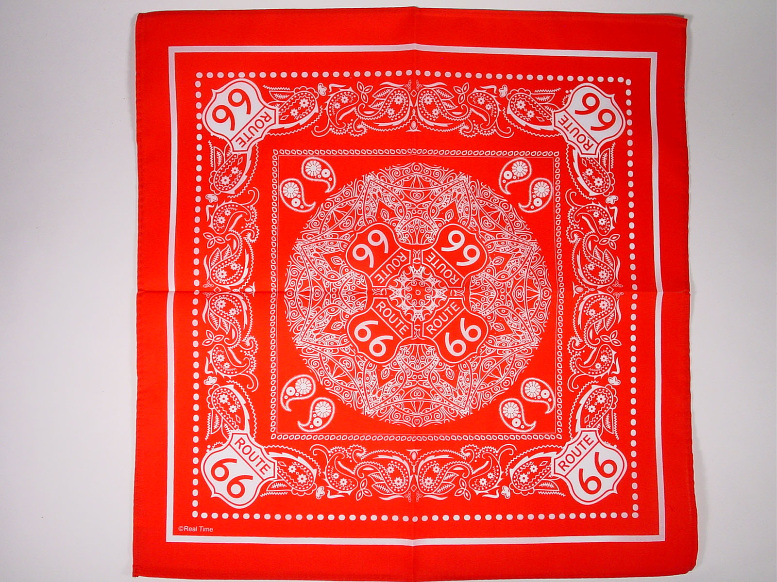 Route 66 Red Bandana