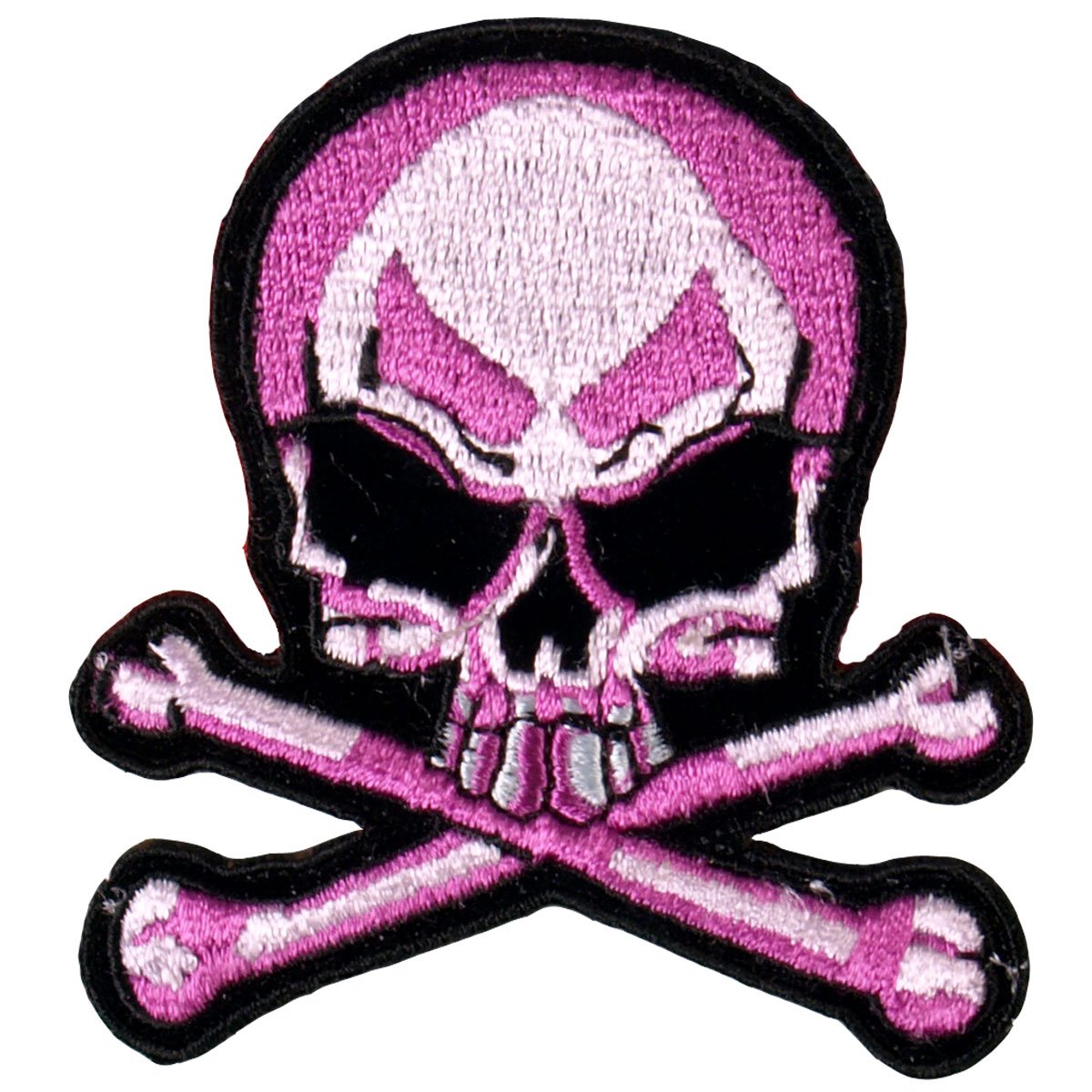 Pink Skull And Crossbones Patch