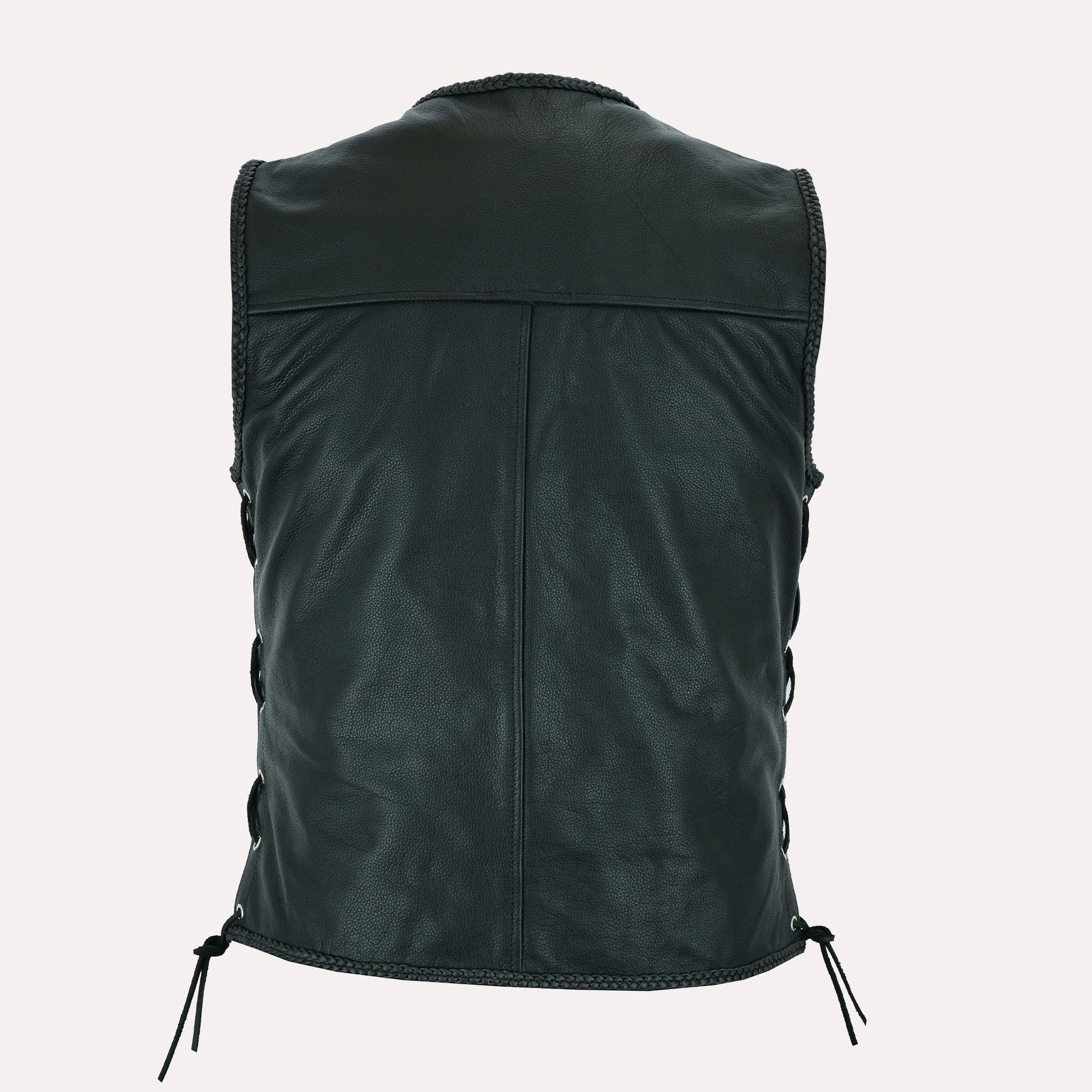 Leatherick of London Fishhook Side Lace Vest
