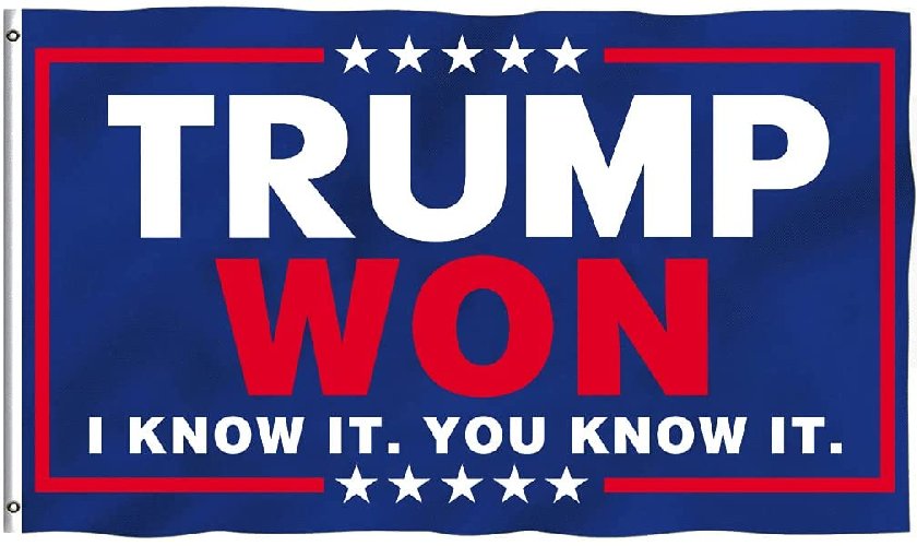 Trump Won Flag