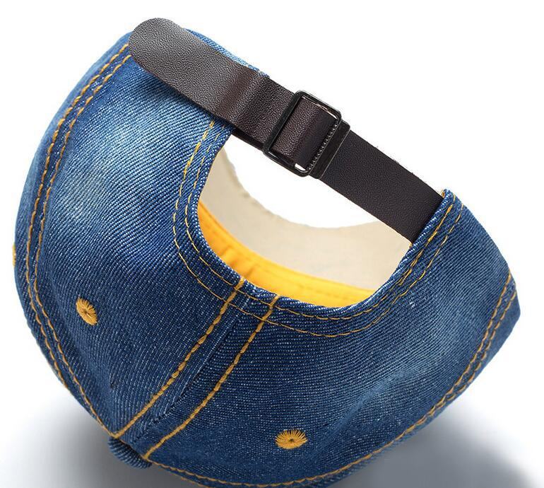 Trump Bling Denim Hat Back