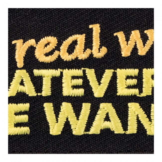 "A REAL WOMAN IS WHATEVER THE HELL SHE WANTS TO BE" Patch