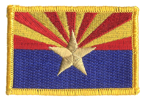 Arizona Flag Embroidered Patch