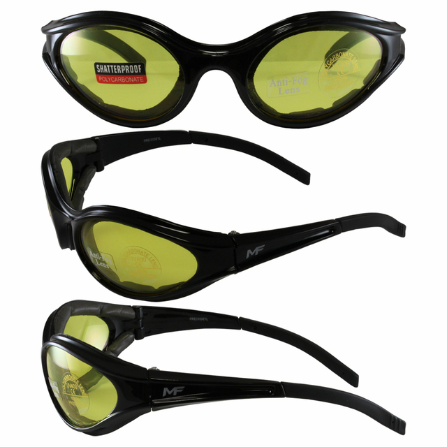 FreeRide Motorcycle Sunglasses yellow