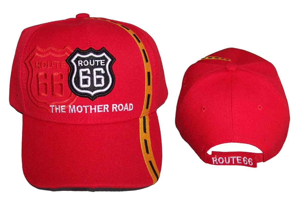Route 66 "The Mother Road" Highway Hat