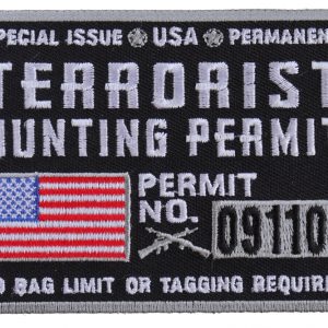 Terrorist Hunting Permit Patch