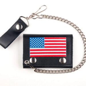US Flag Chain Wallet