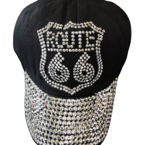 Route 66 Rhinestones Baseball Hats