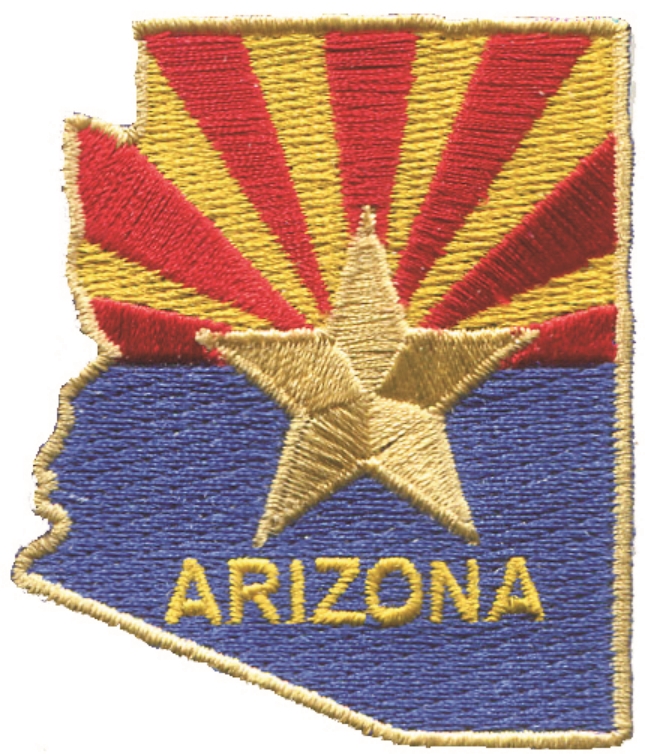 Arizona State Shape Patch