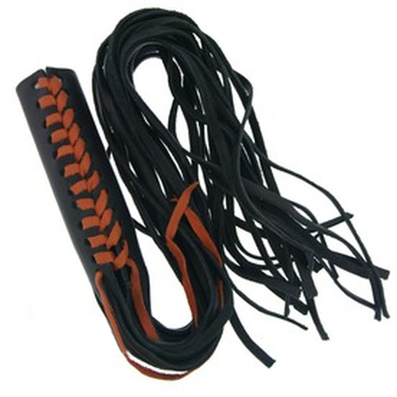 Orange and Black Fringe Throttle Covers