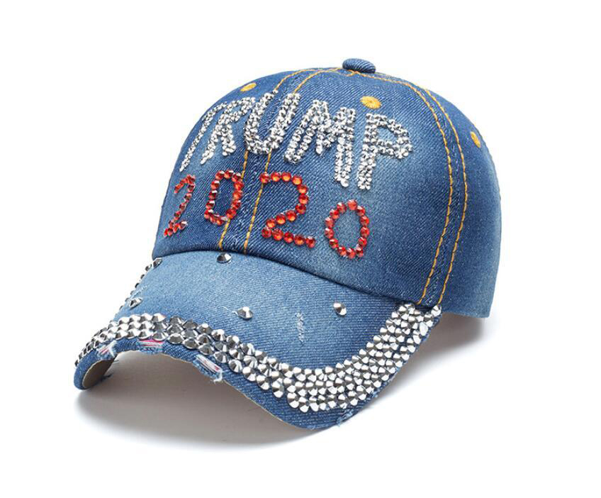 Trump 2020 Bling Denim Hat