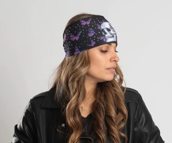 Skull Butterflies Soaker Band