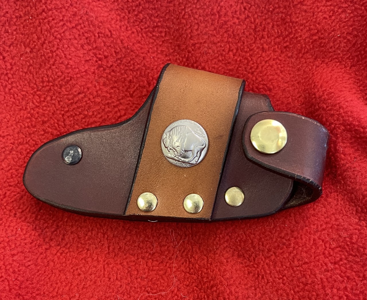 Quick Draw Knife Holster Tan Buffalo