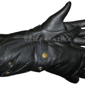 Lightweight Leather Gauntlet Gloves