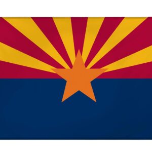 Arizona Flag Super Knit Polyester