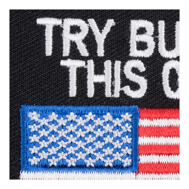 Try Burnin This One Asshole American Flag Patch