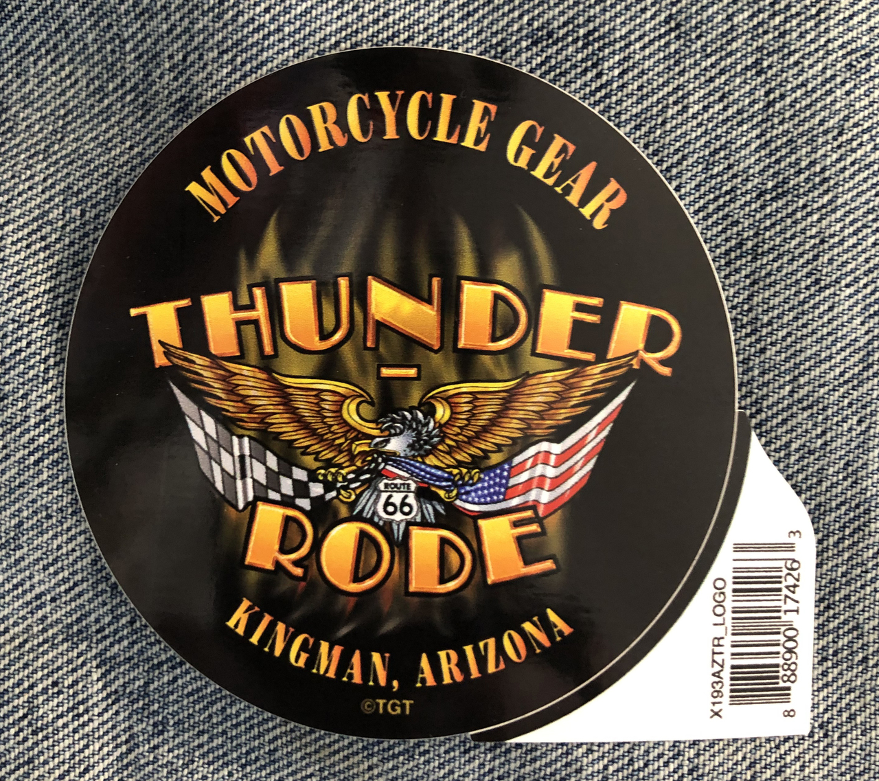 Thunder-Rode Motorcycle Gear Sticker