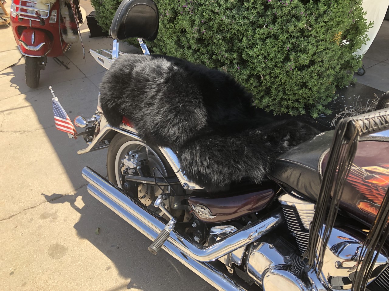 Motorcycle Seat Cover - Australian Merino Wool Sheepskins