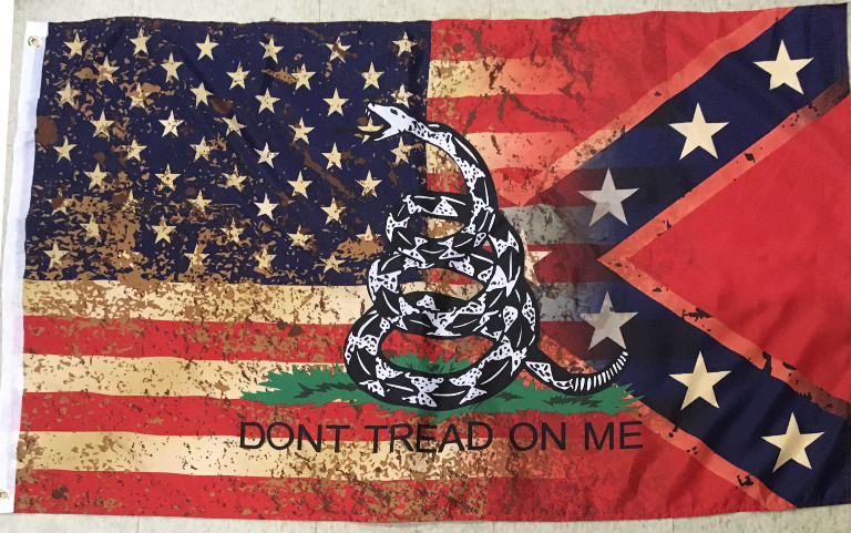 USA Rebel Gadsden Flag