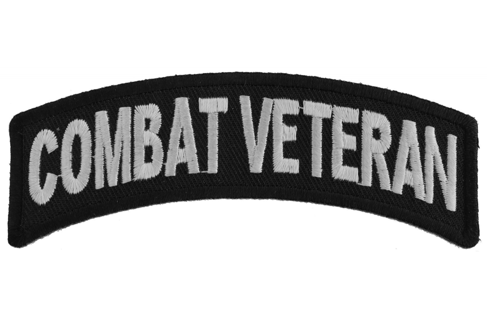 Combat Veteran Small Rocker Patch