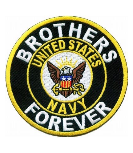 Brothers Forever Navy Patch