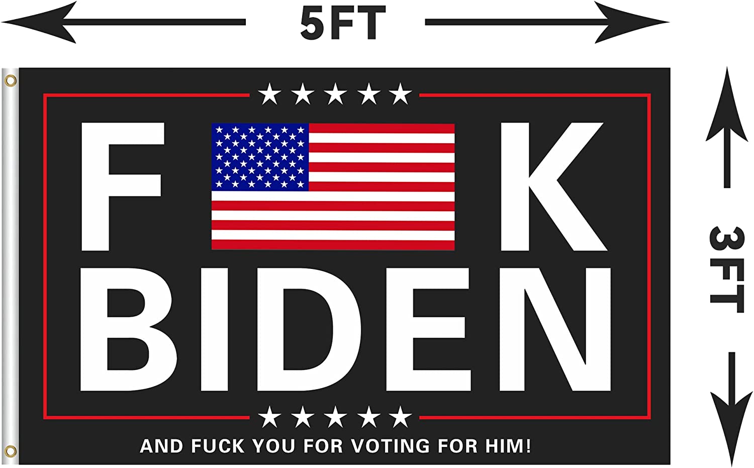 Fuck Biden USA Flag